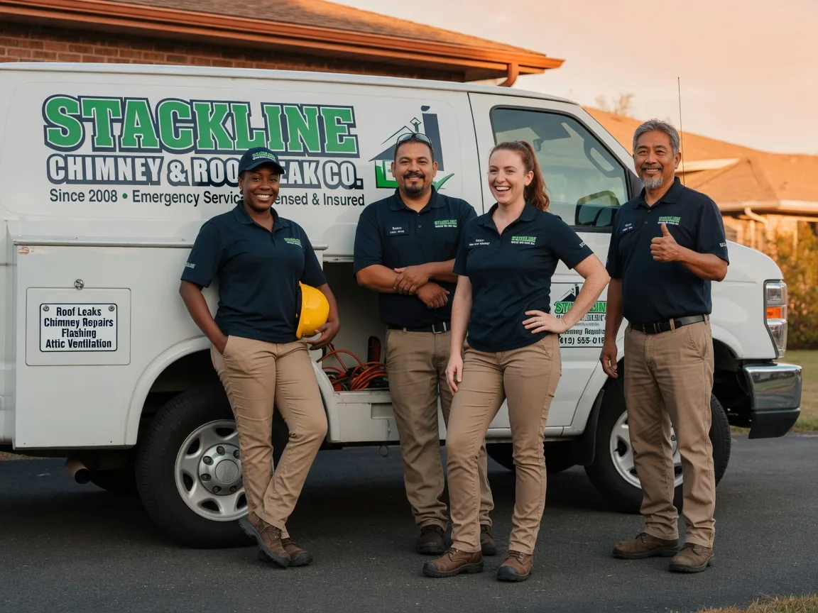 Chimney flashing repair company in Bock, MN
